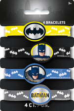 Batman Stretchy Bracelets, 4ct