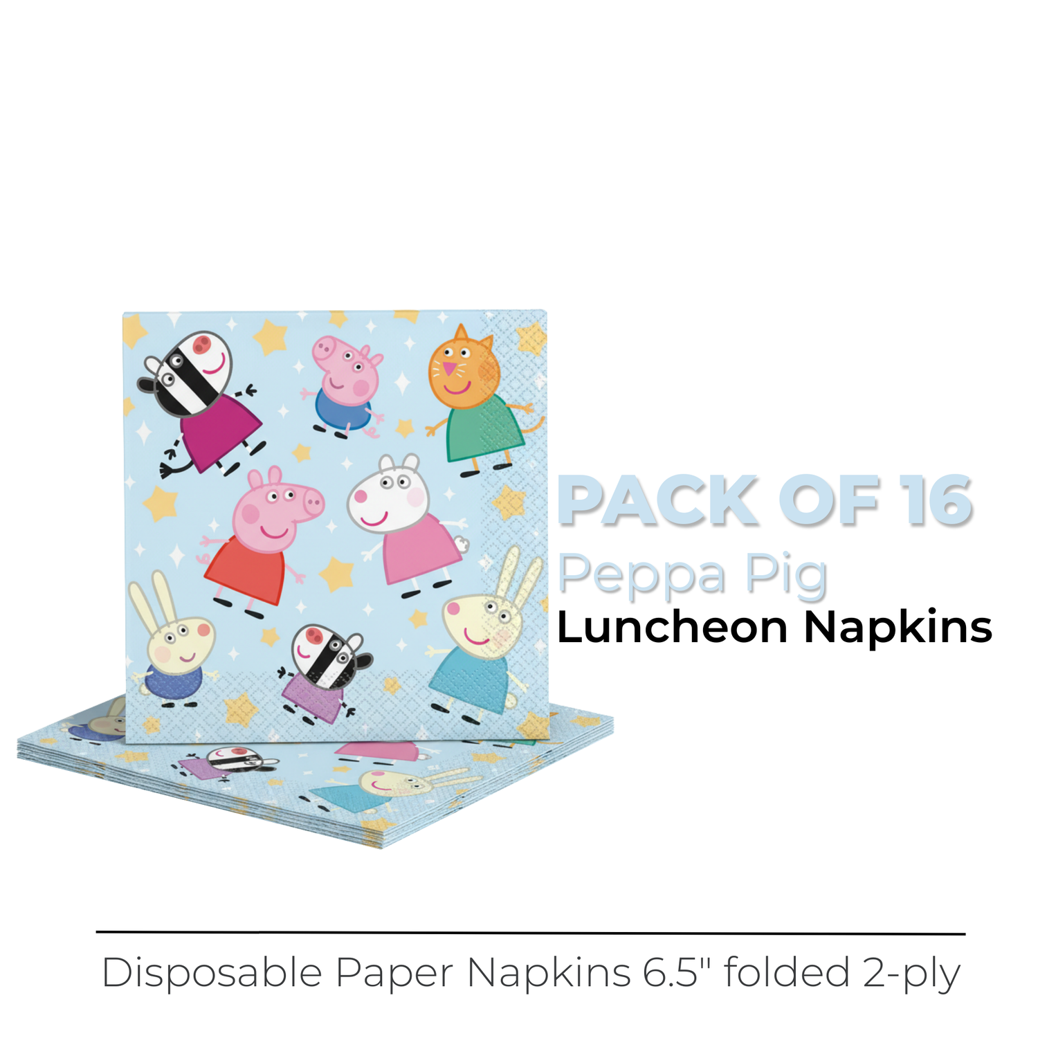Peppa Pig Luncheon Napkins, 16ct