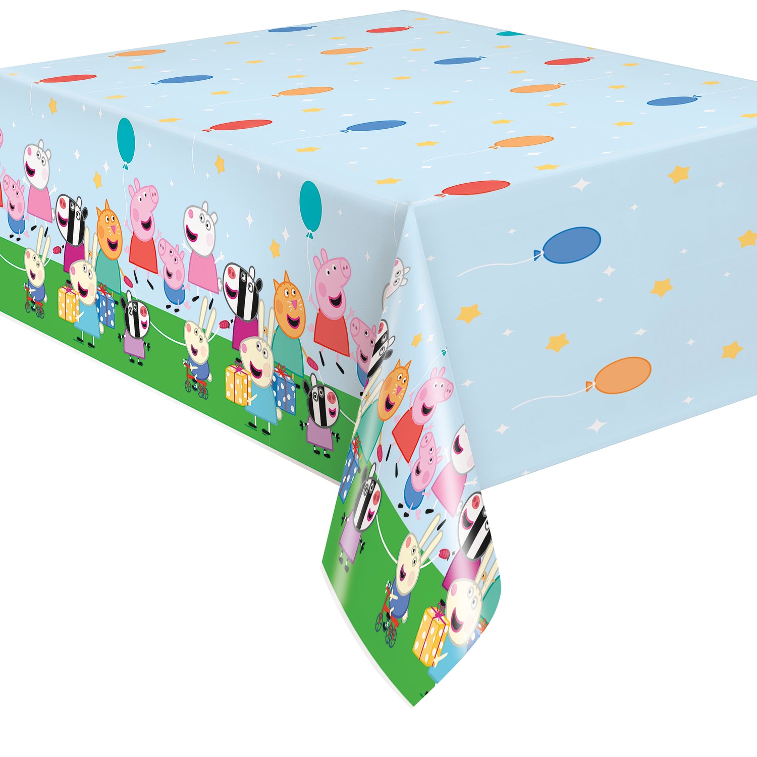 Peppa Pig Rectangular Plastic Table Cover, 54" x 84" - Image 2