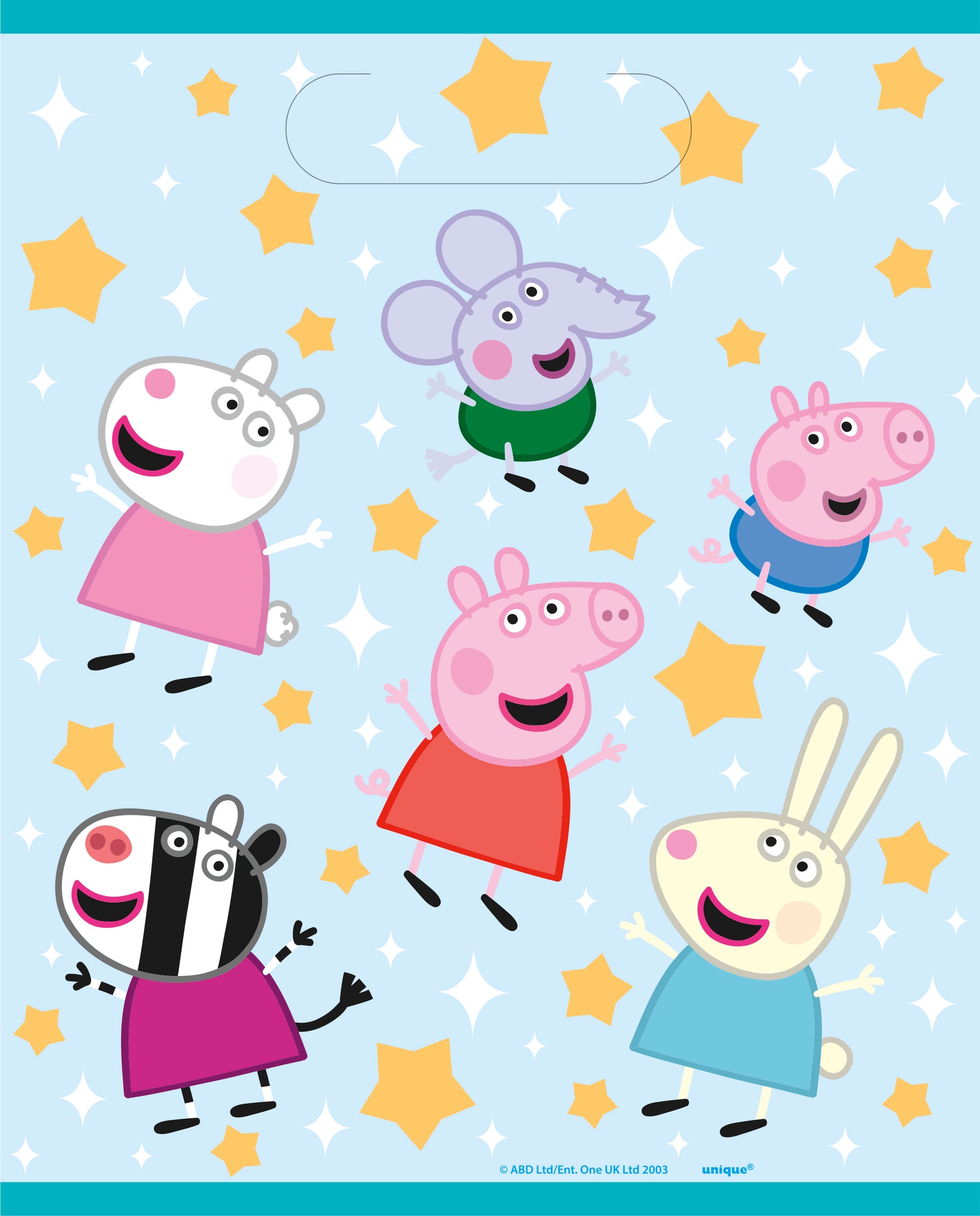 Peppa Pig Loot Bags, 8ct