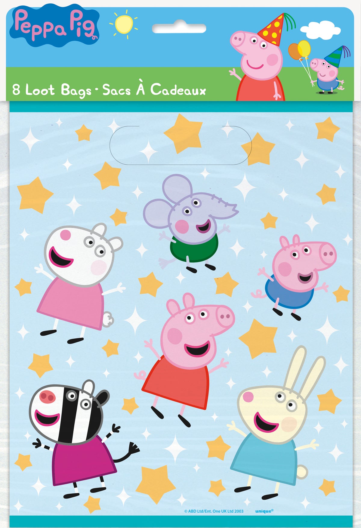 Peppa Pig Loot Bags, 8ct - Image 2
