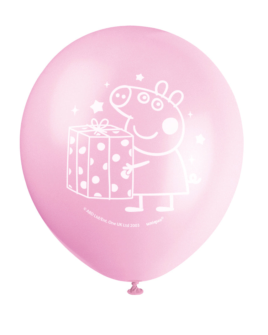 Peppa Pig 12" Latex Balloons, 8ct - Image 3