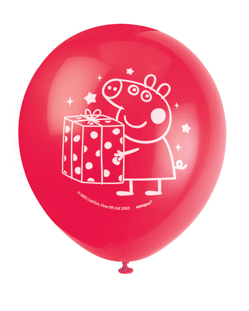 Peppa Pig 12" Latex Balloons, 8ct - Image 5