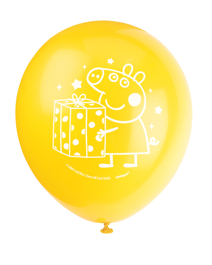 Peppa Pig 12" Latex Balloons, 8ct - Image 2