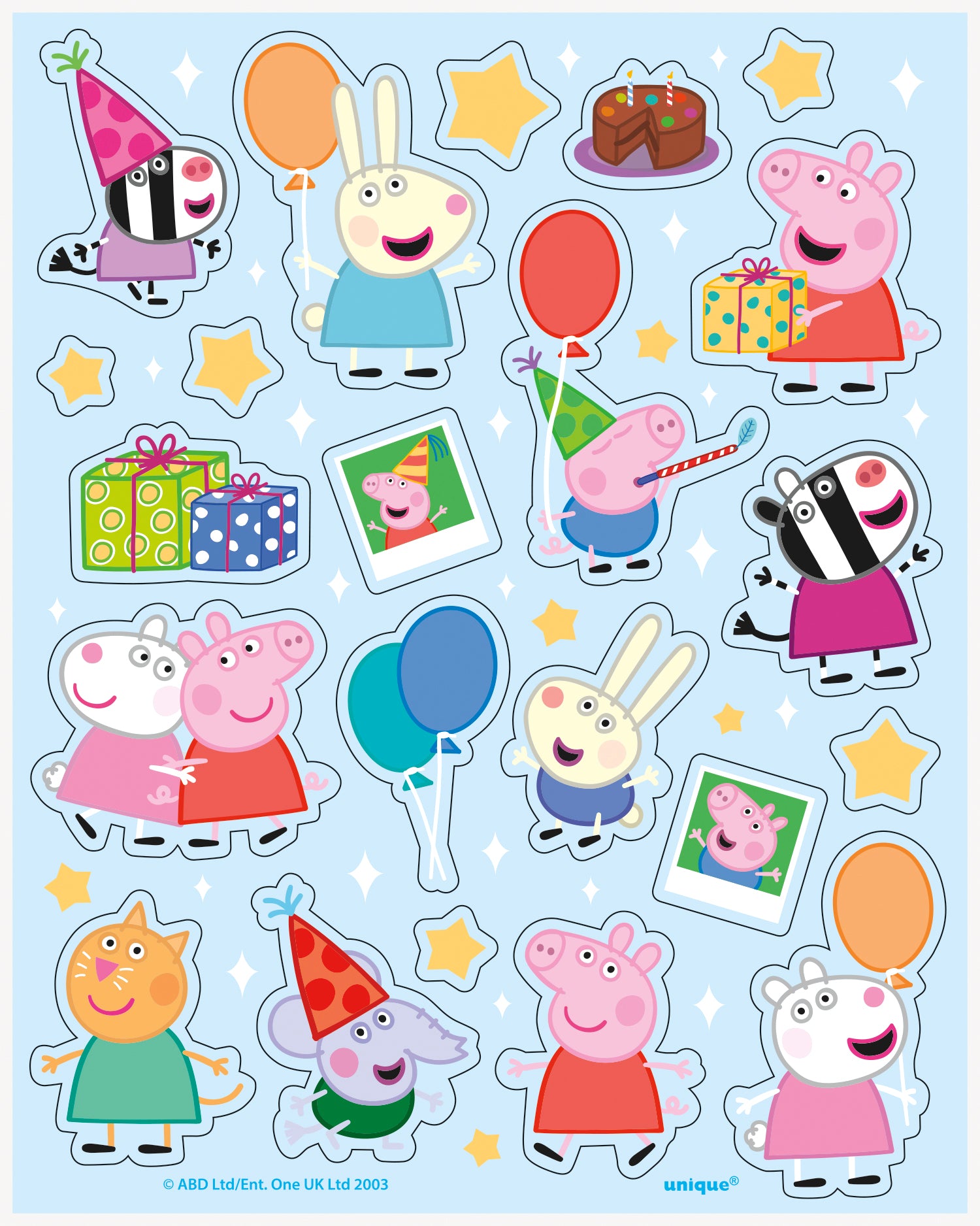 Peppa Pig Sticker Sheets, 4ct - Image 2