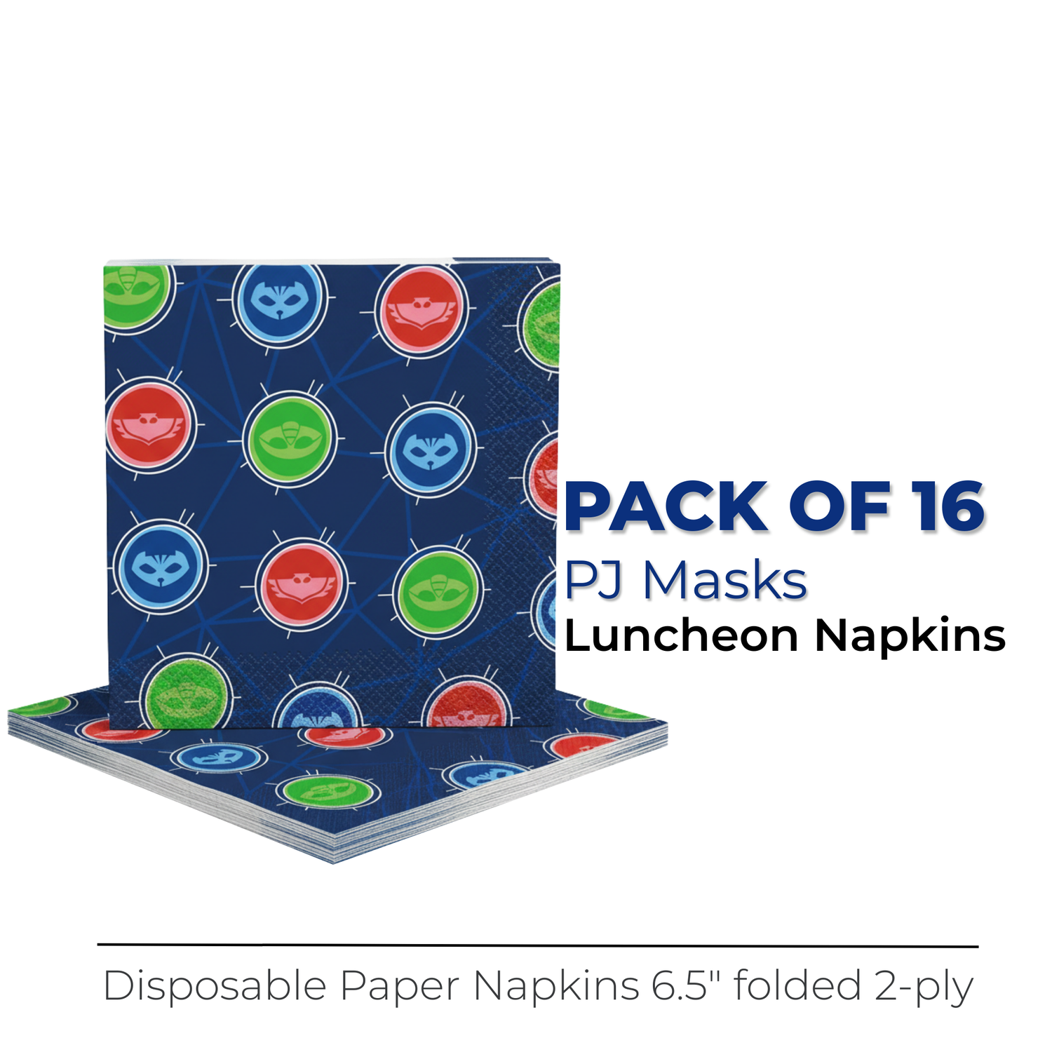 PJ Masks Luncheon Napkins, 16ct