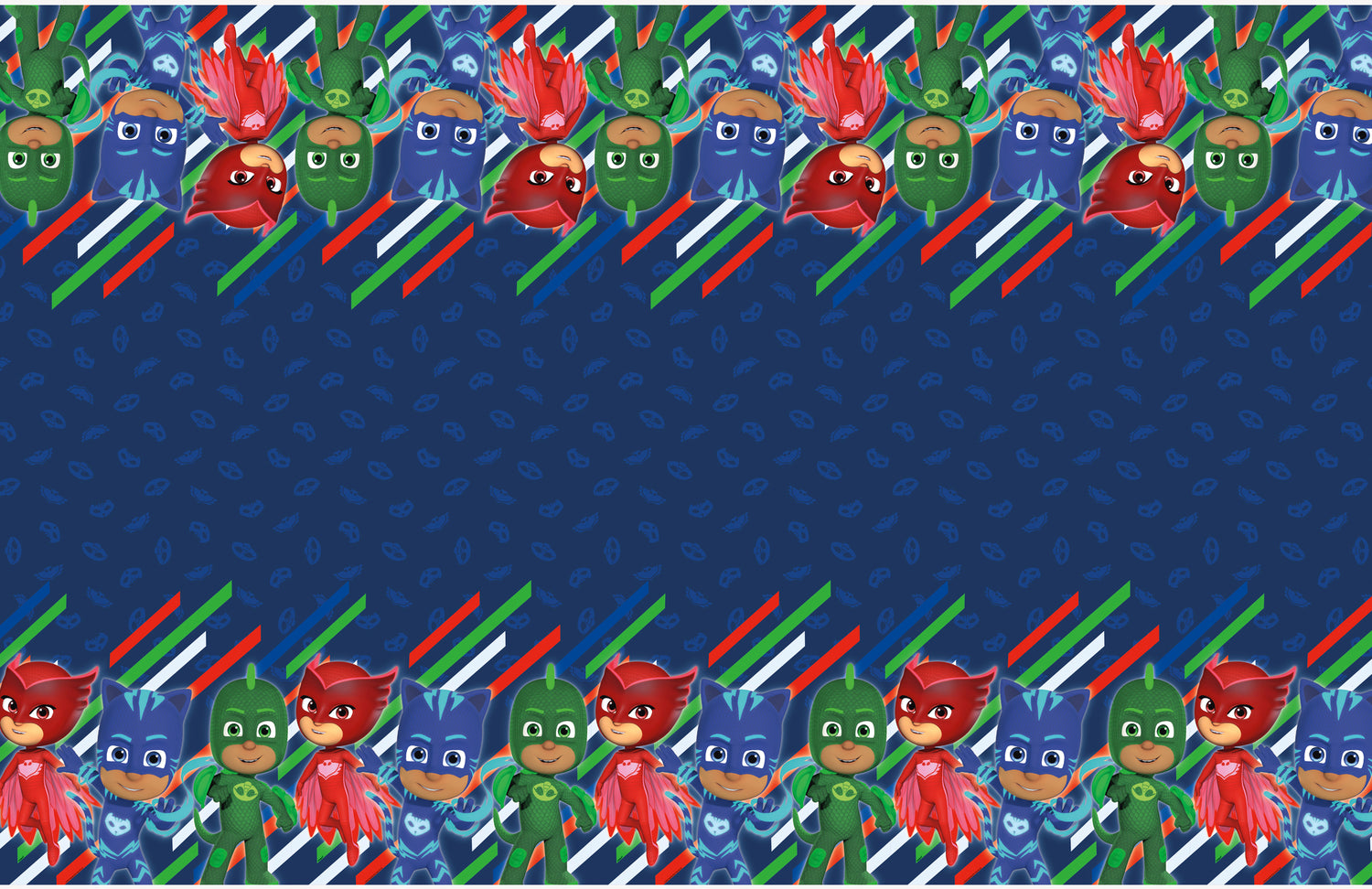 PJ Masks Rectangular Plastic Table Cover, 54" x 84" - Image 2