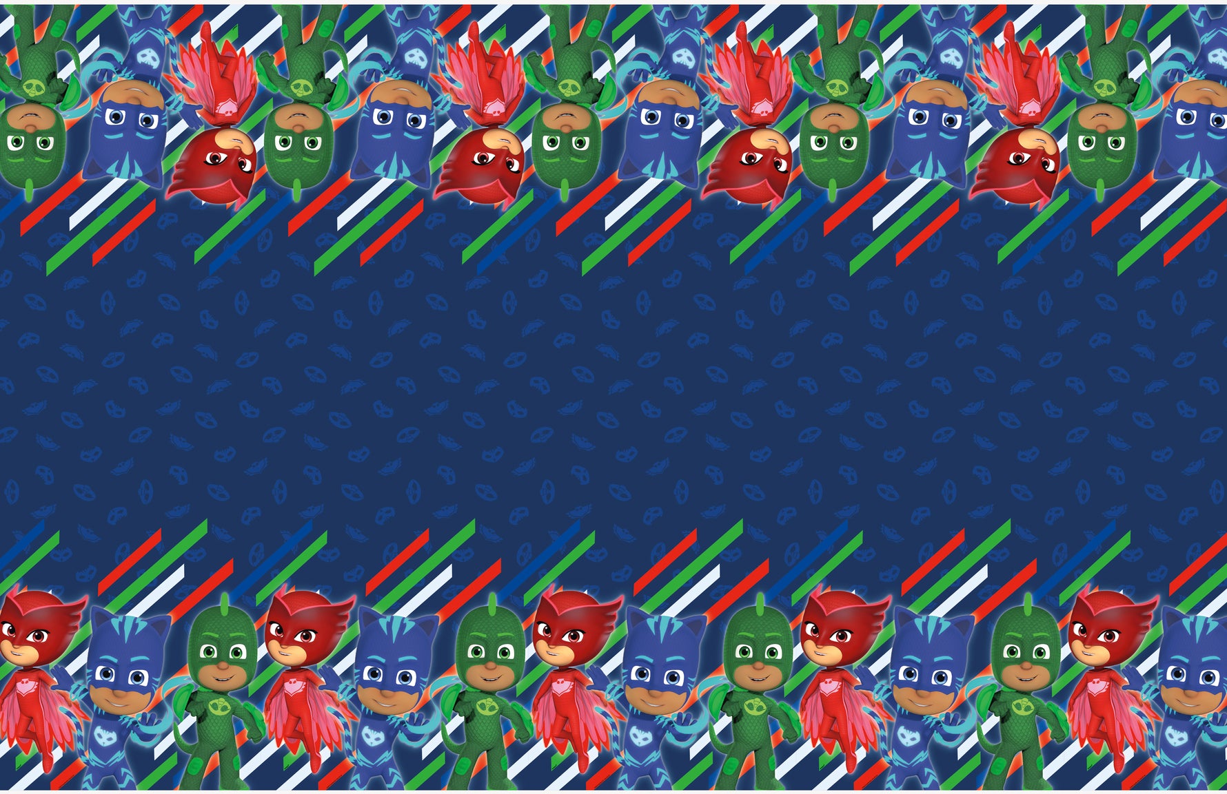 PJ Masks Rectangular Plastic Table Cover, 54" x 84" - Image 2