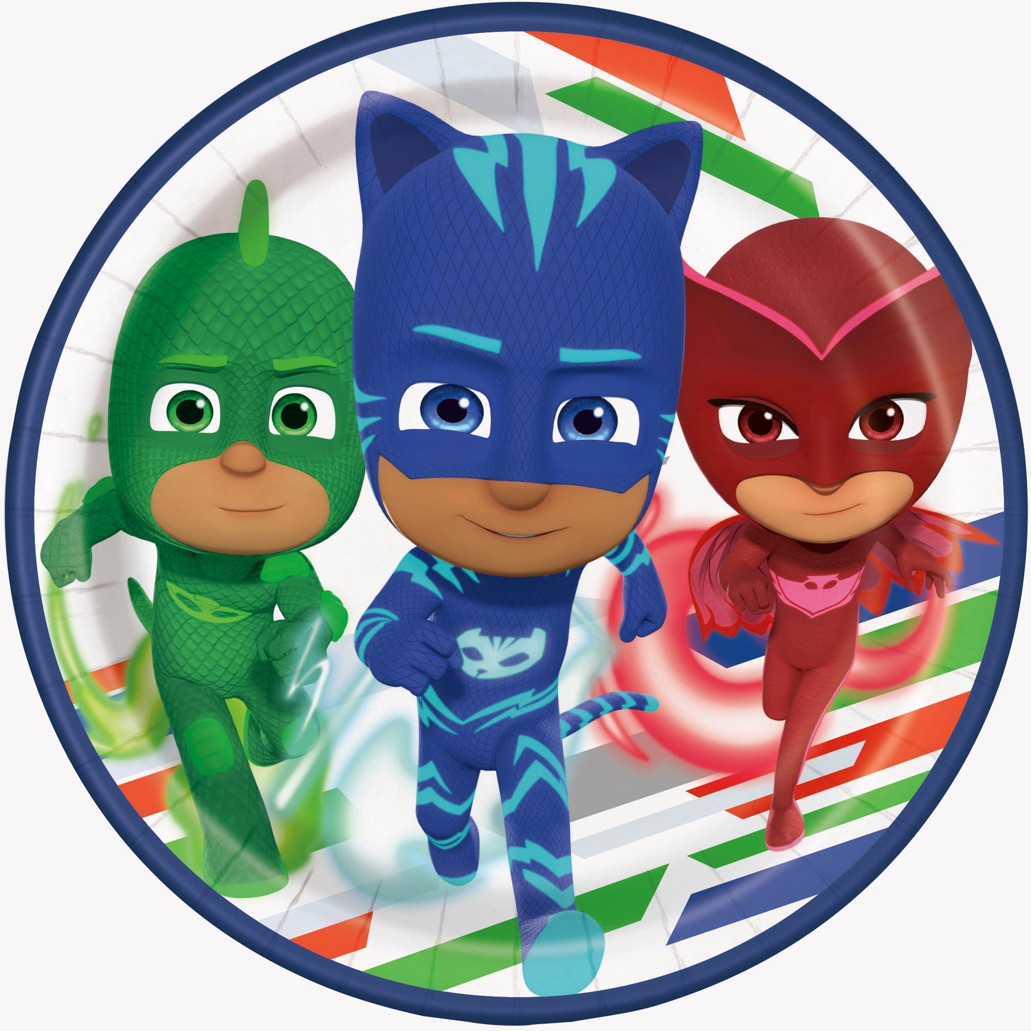 PJ Masks Round 7" Dessert Plates, 8ct