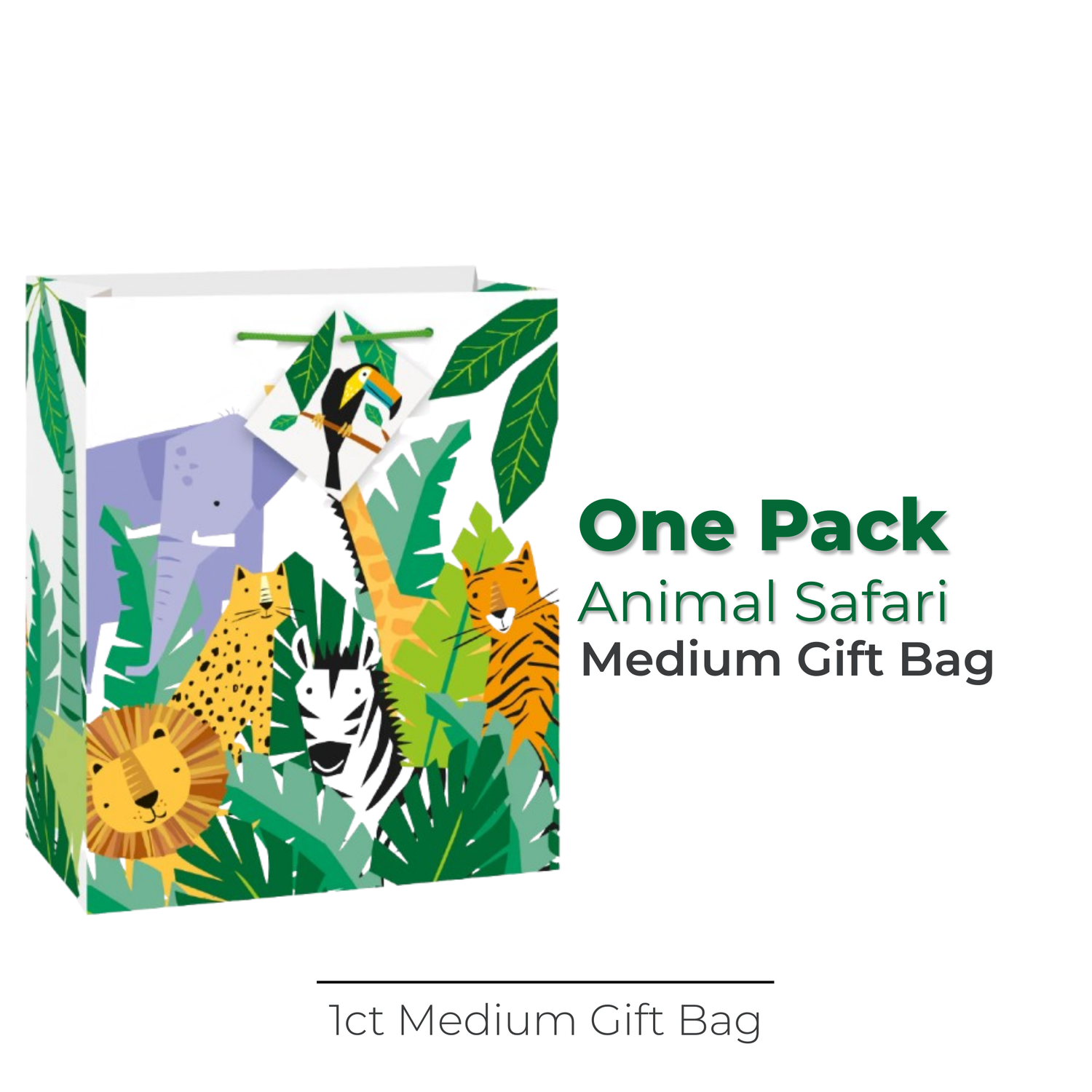 Animal Safari Medium Gift Bag