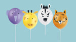 Make Your Own Animal Safari 12" Latex Balloon Activity Kit, 4ct - Image 3