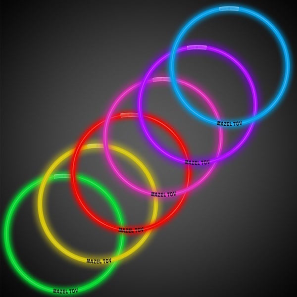 Mazel Tov 22" Glow Necklaces