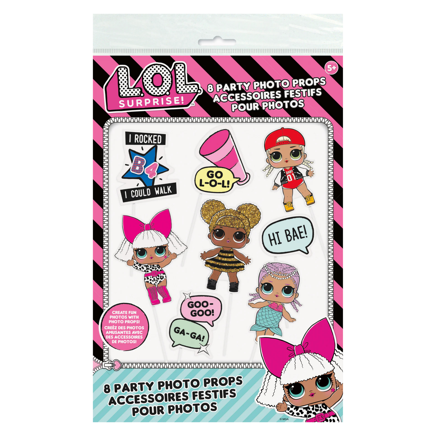 LOL Surprise Photo Booth Props, 8ct