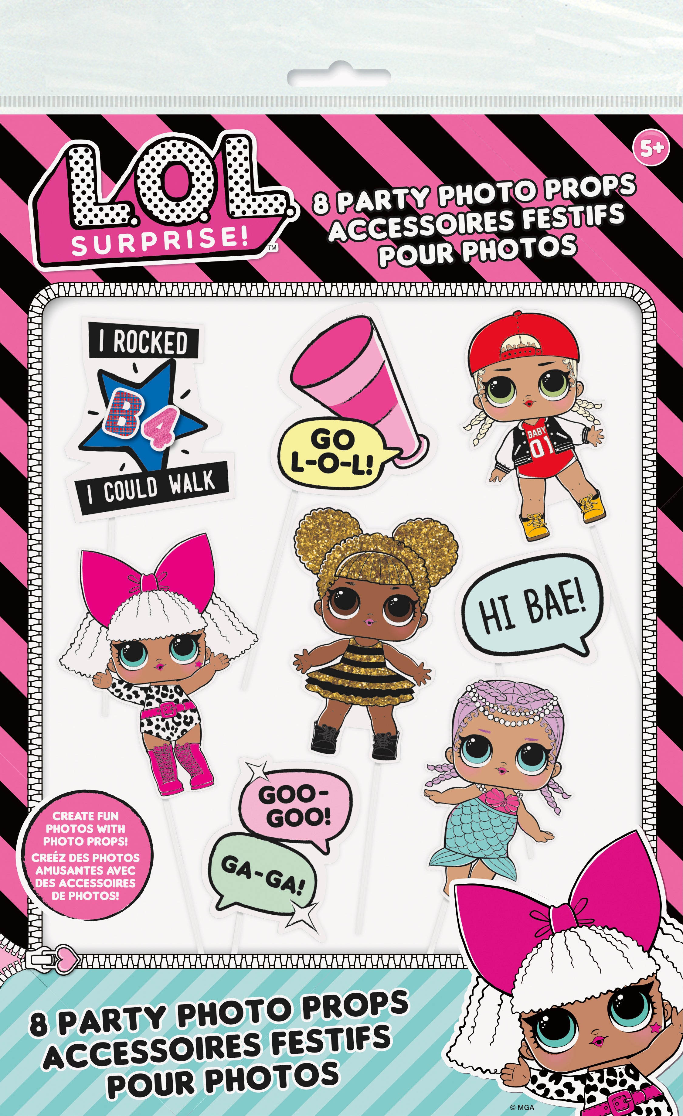 LOL Surprise Photo Booth Props, 8ct