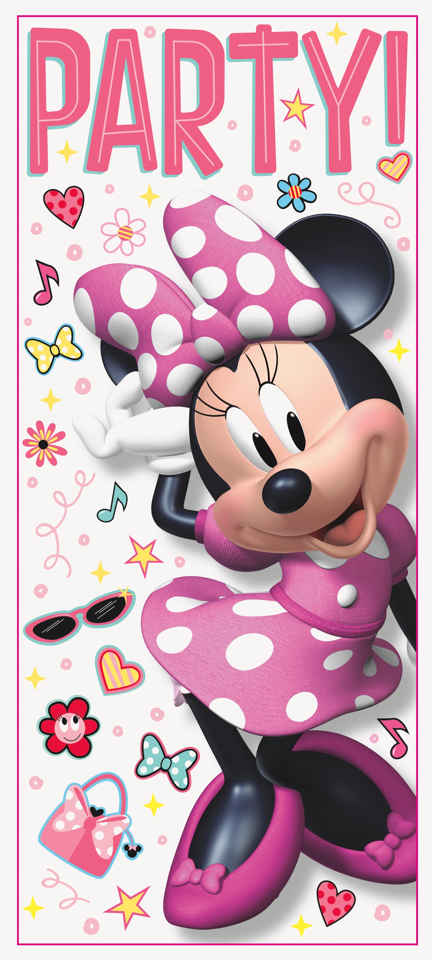 Disney Iconic Minnie Mouse Door Poster, 27"x60"
