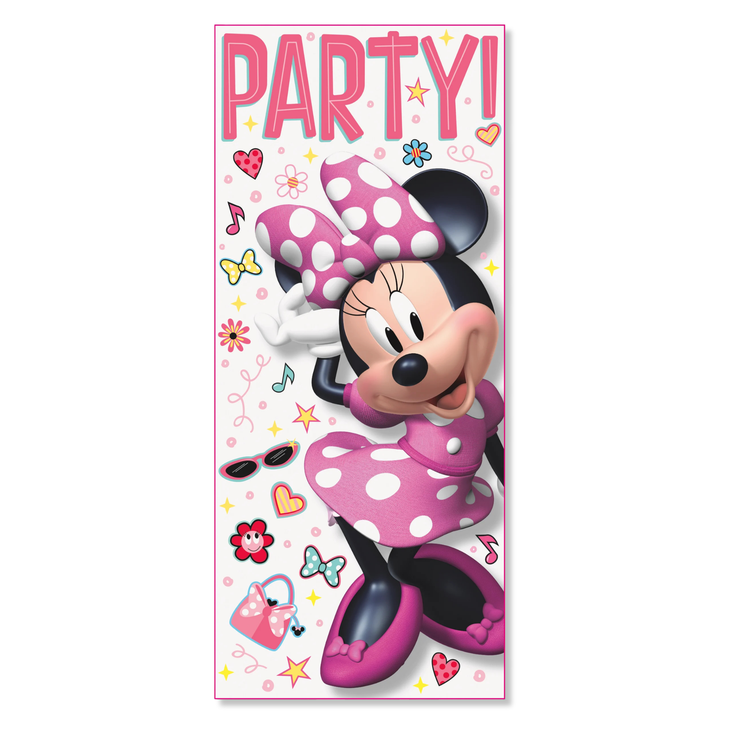 Disney Iconic Minnie Mouse Door Poster, 27"x60"