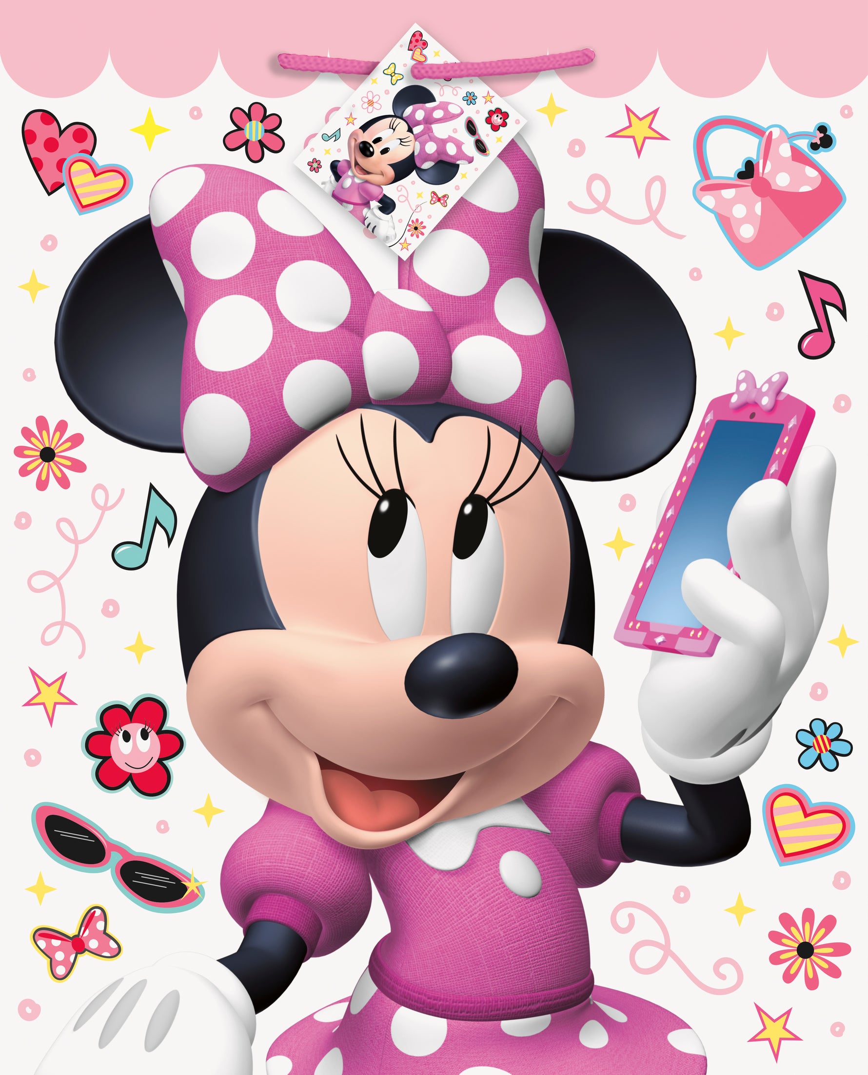 Disney Iconic Minnie Mouse Large Gift Bag - Image 2