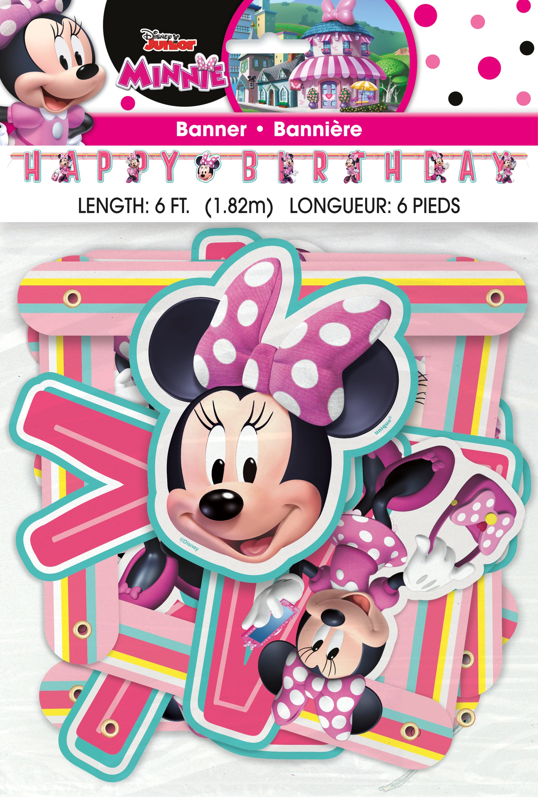 Disney Iconic Minnie Mouse Large Jointed Banner - Image 2