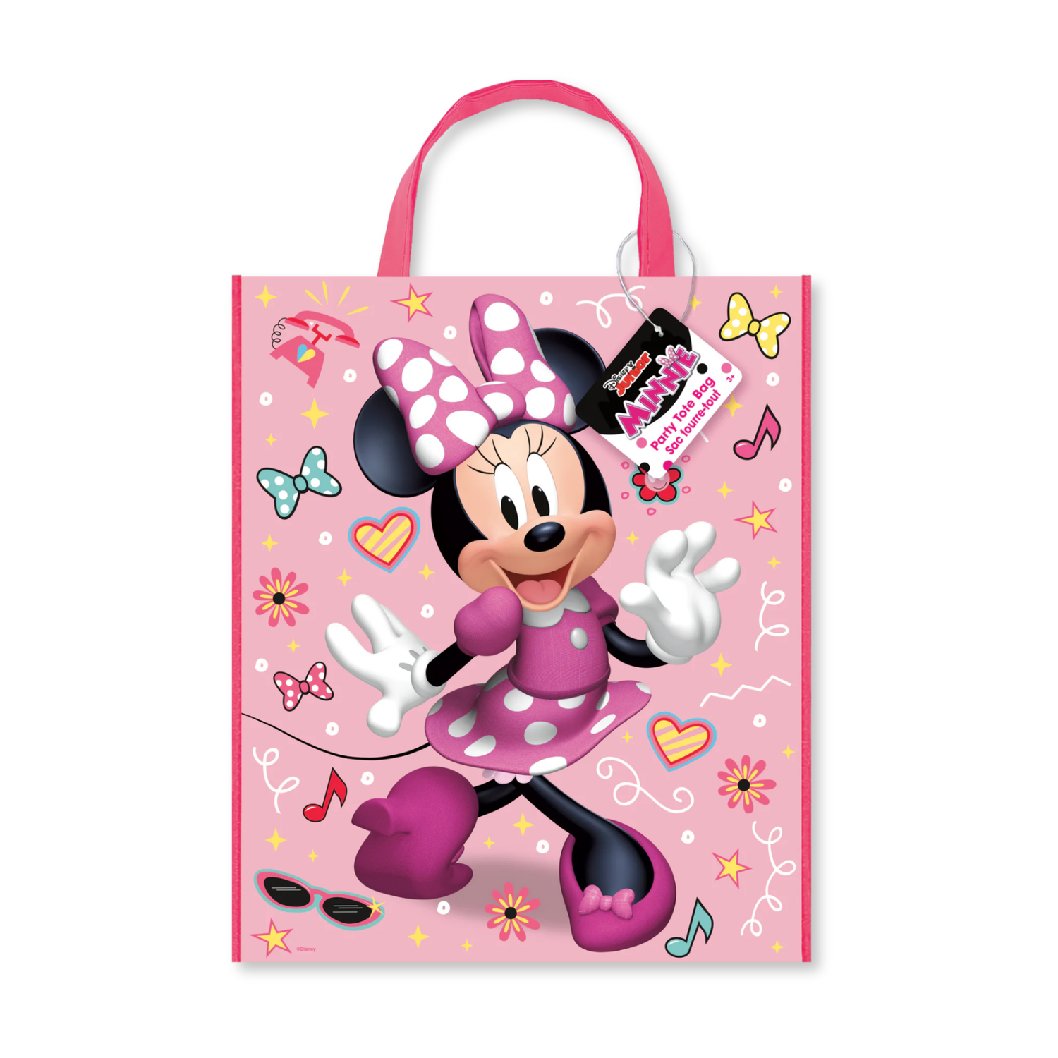 Disney Iconic Minnie Mouse Tote Bag, 13" x 11"