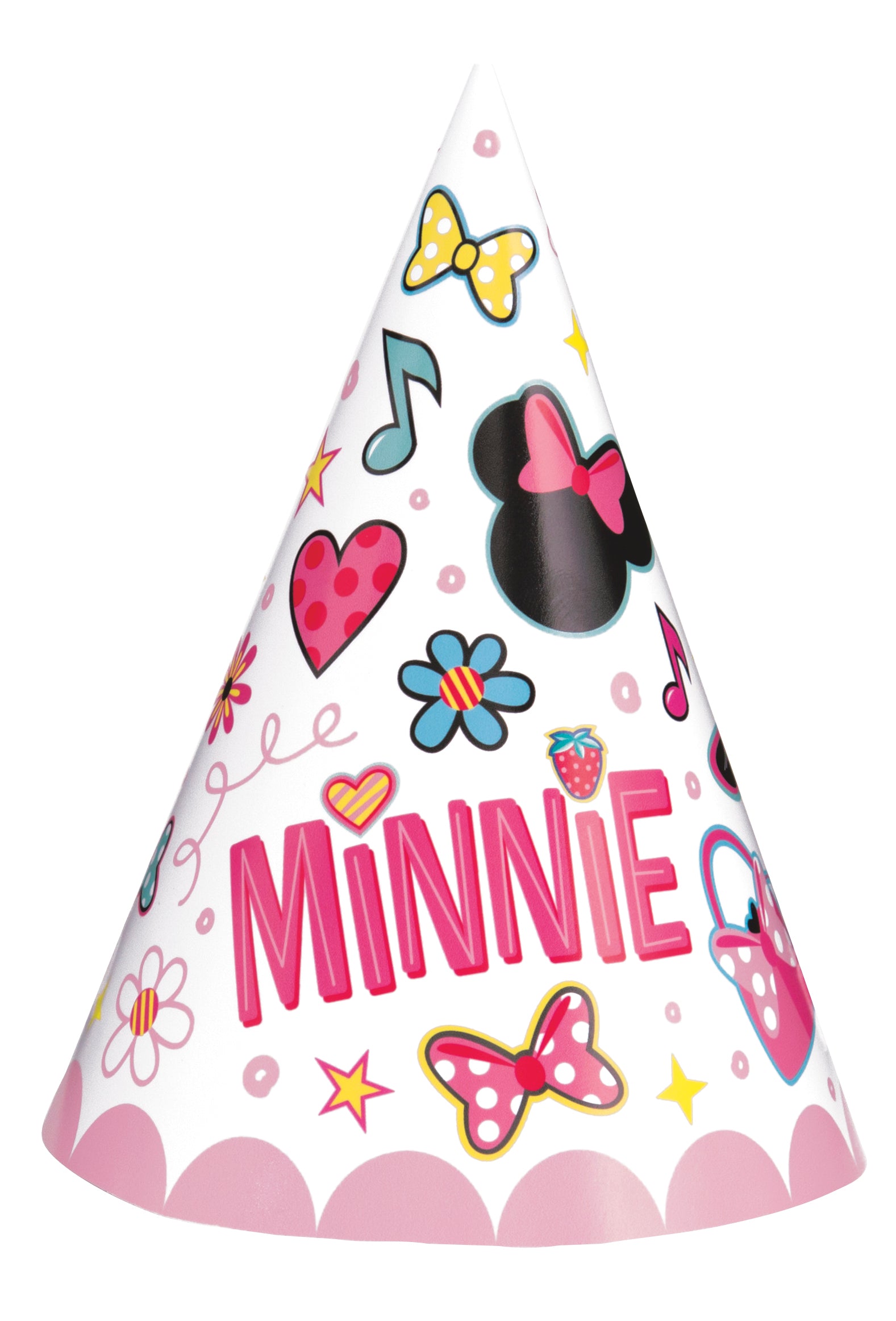 Disney Iconic Minnie Mouse Party Hats, 8ct