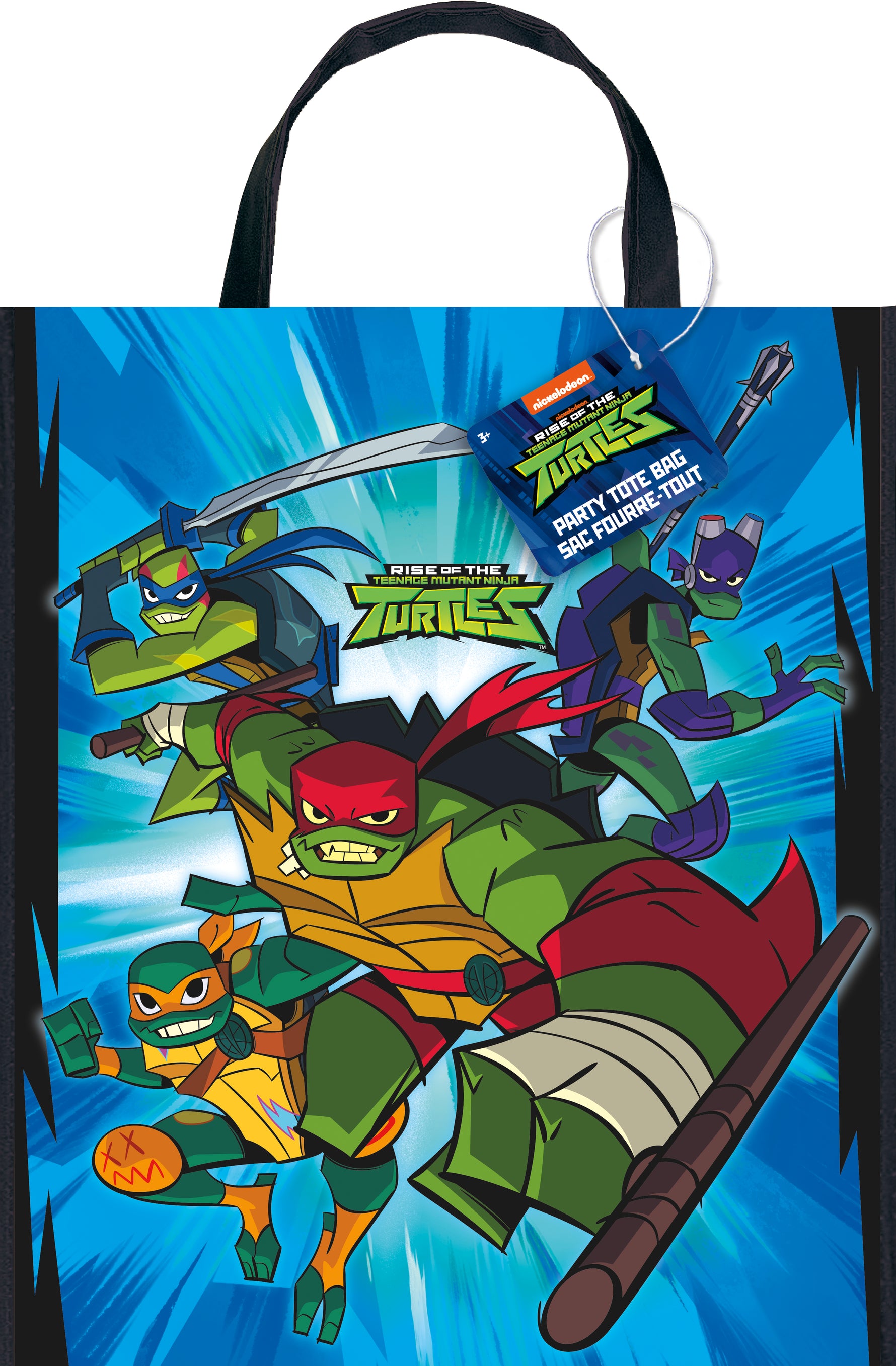 Rise of the TMNT Tote Bag, 13" x 11"