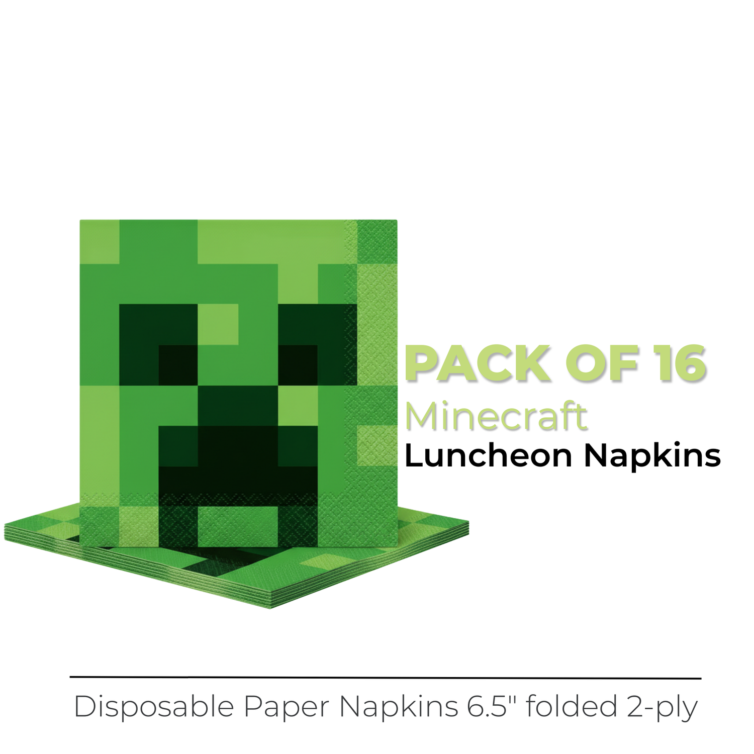 Minecraft Luncheon Napkins, 16ct