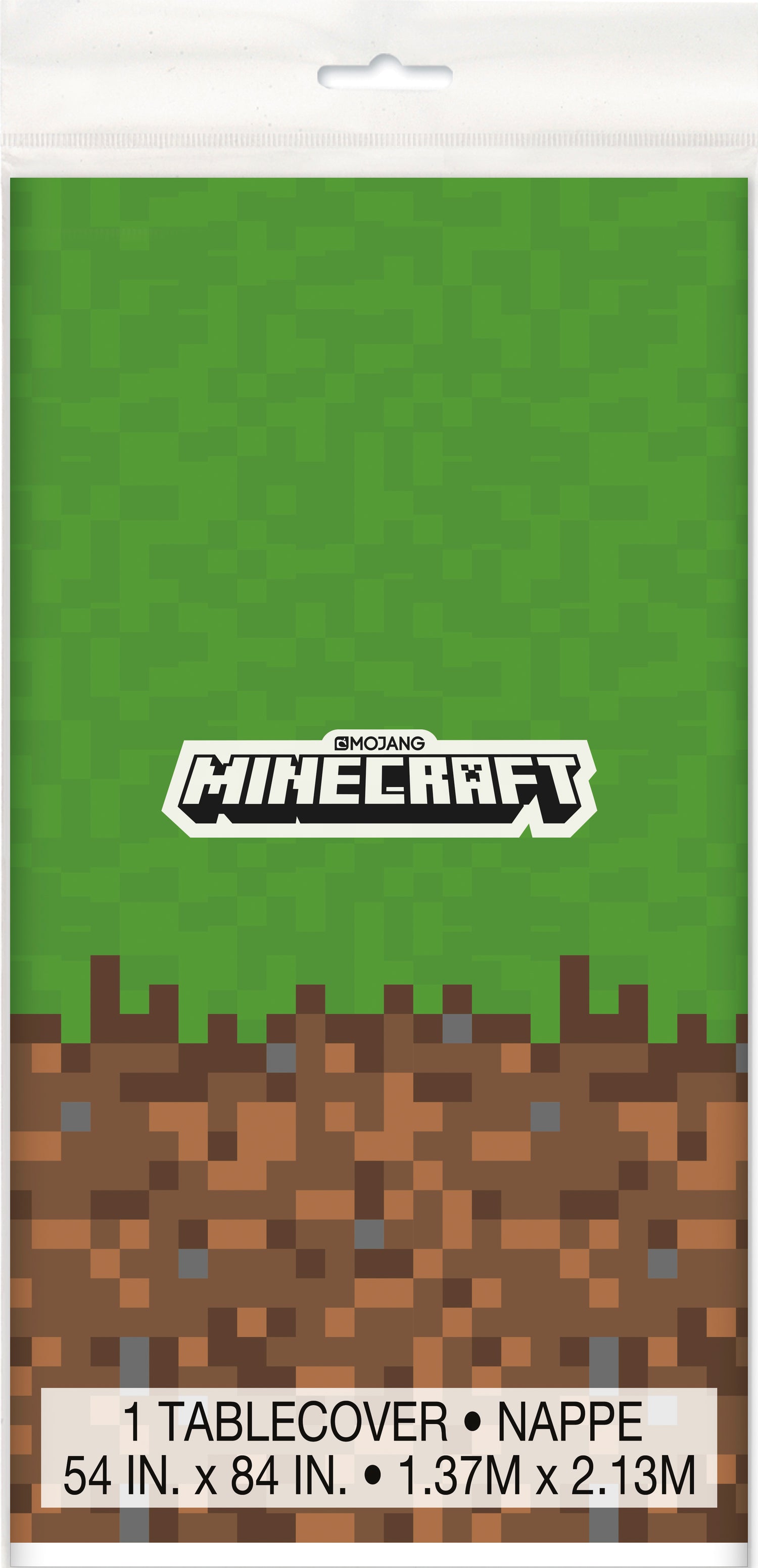 Minecraft Rectangular Plastic Table Cover, 54" x 84"