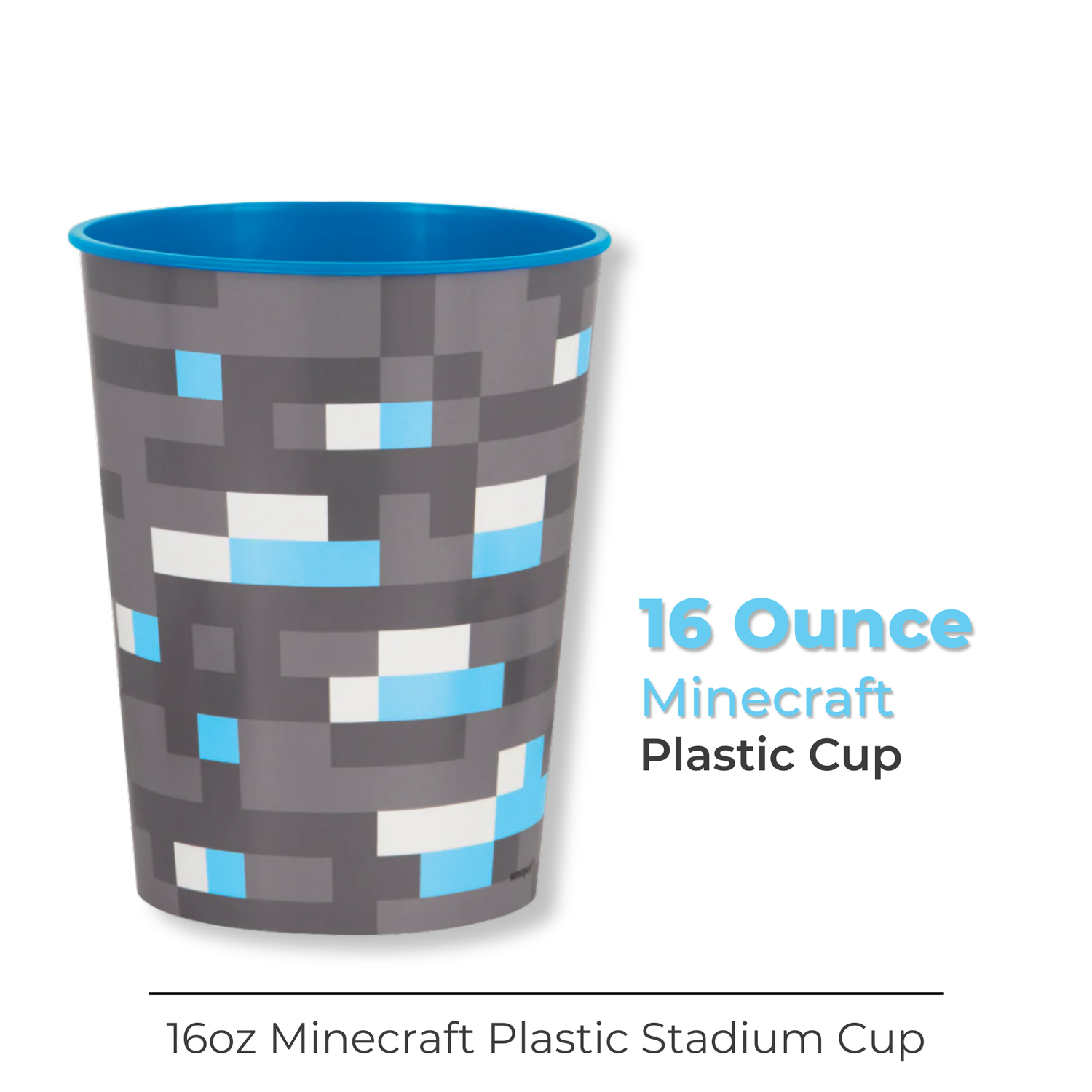 Minecraft 16oz Plastic Stadium Cup