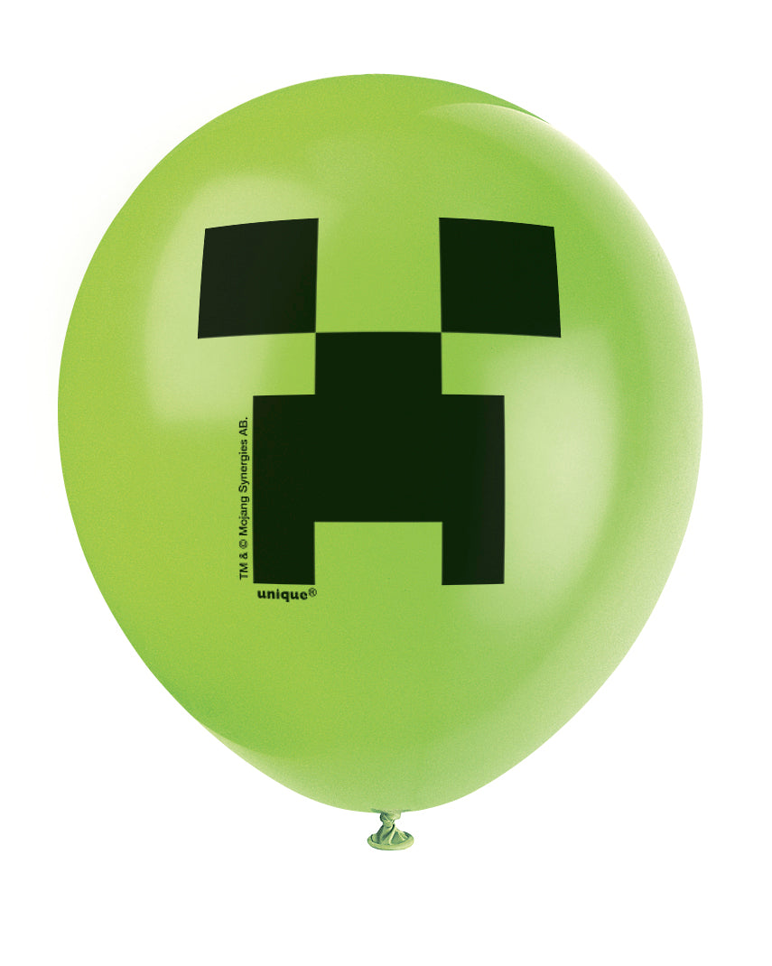 Minecraft 12" Latex Balloons, 8ct - Image 2
