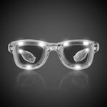 Blue LED Retro Sunglasses
