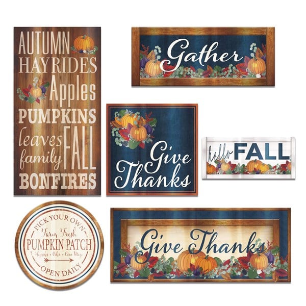 Thanksgiving Foil Cutouts
