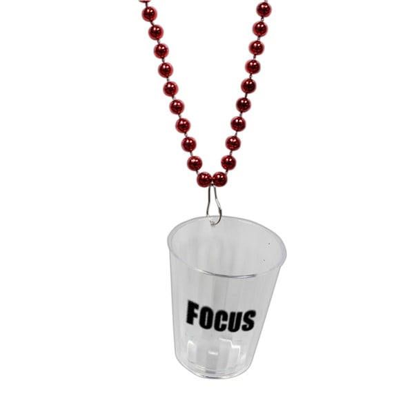 Focus Shot Glass Bead Necklace