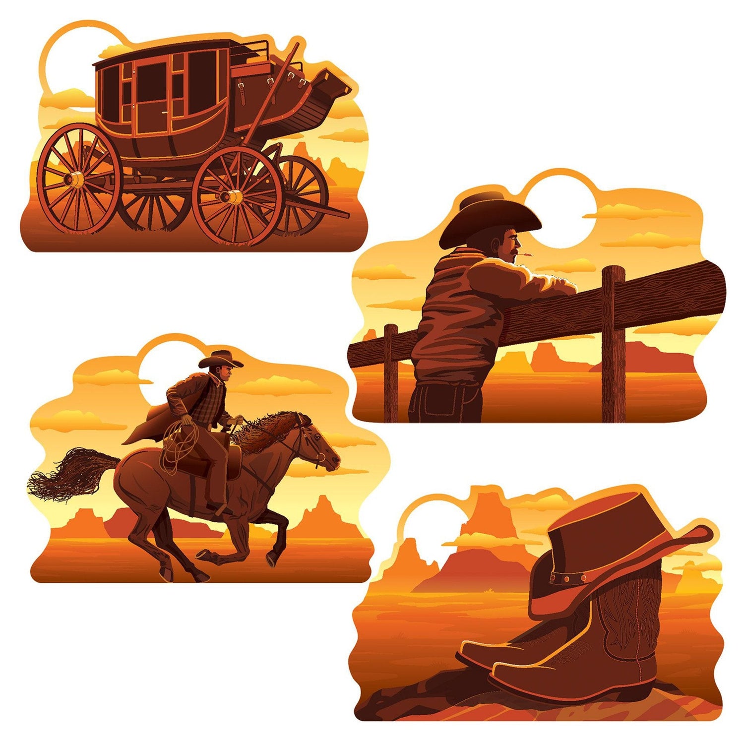 Wild West Cutouts