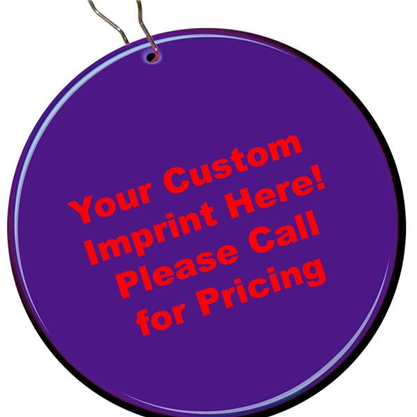 Purple Plastic 2 1/2" Medallion