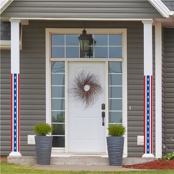 Stars & Stripes Fabric Column Bunting