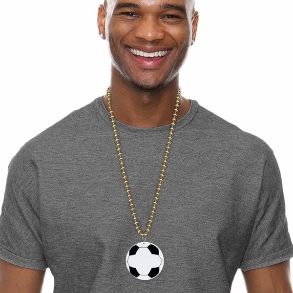Soccer Ball Plastic 2 1/2" Medallion