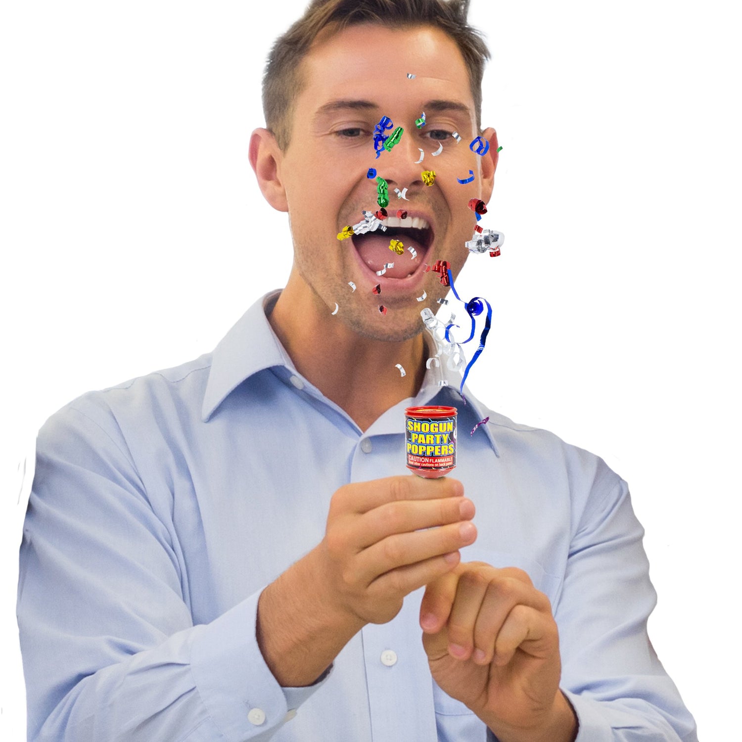 Champagne Bottle Confetti Poppers