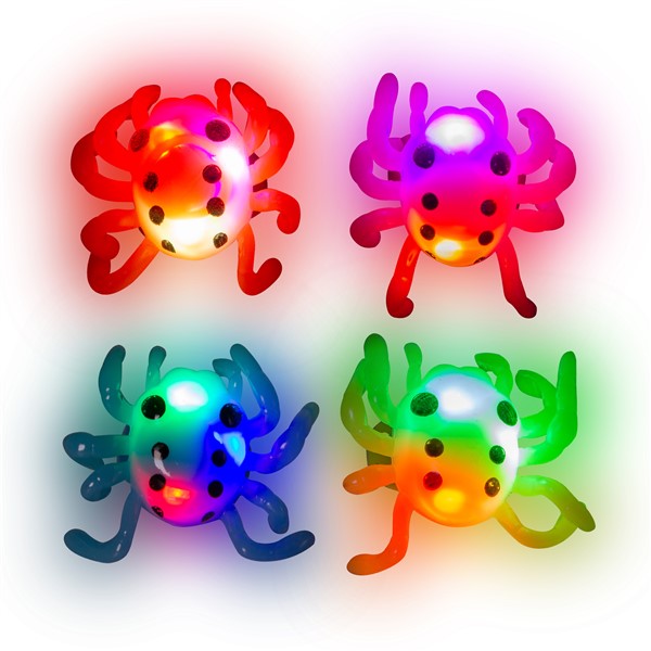 LED Spider Jelly Rings