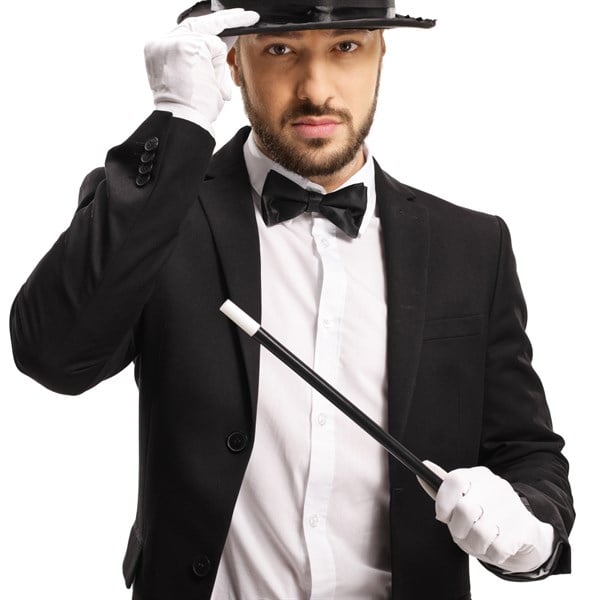 White Magician Gloves