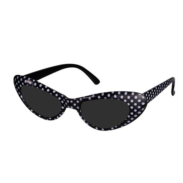 Black Polka Dot Kids' Sunglasses