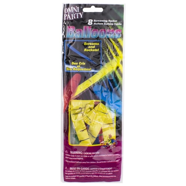 Screaming Rocket Balloons