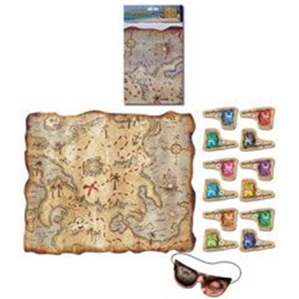Pirate Treasure Map Party Game