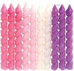 Pink & Purple Spiral Birthday Candles, 10ct - Image 2