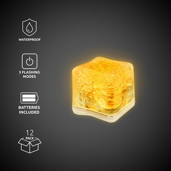Yellow LED Ice Cubes