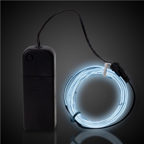 White EL Wire 2 Yards