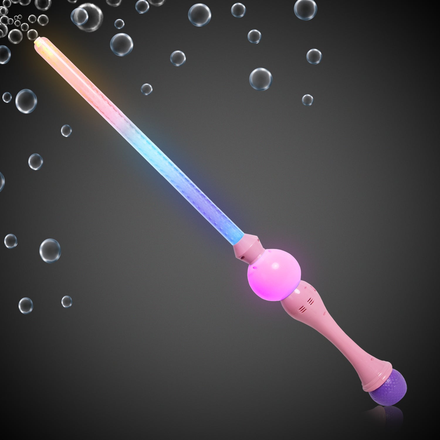 LED Pink Bubble Sword
