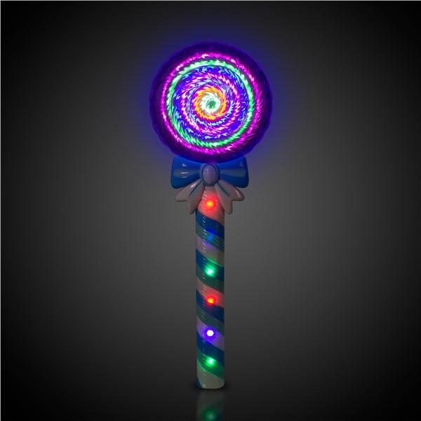 LED Blue Lollipop Wand