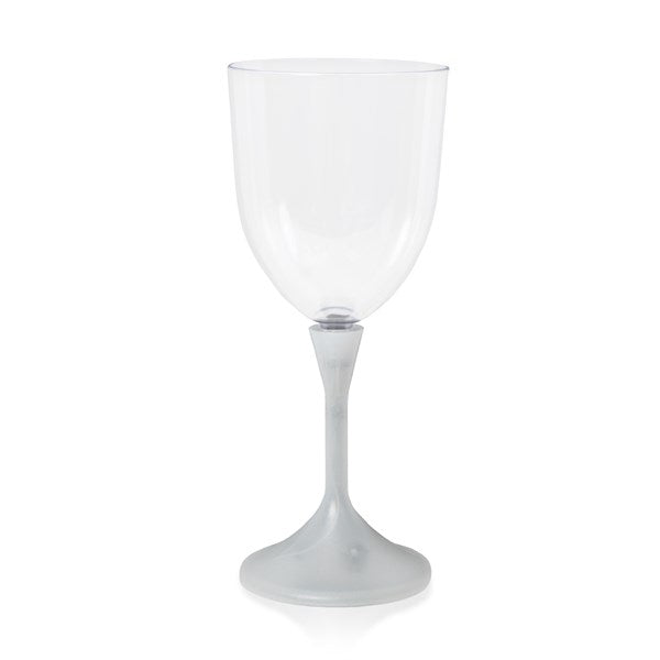 LED 10 oz. Wine Glass White Stem