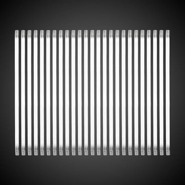 White 9" Glow Straws
