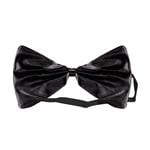 Black Satin Bow Tie